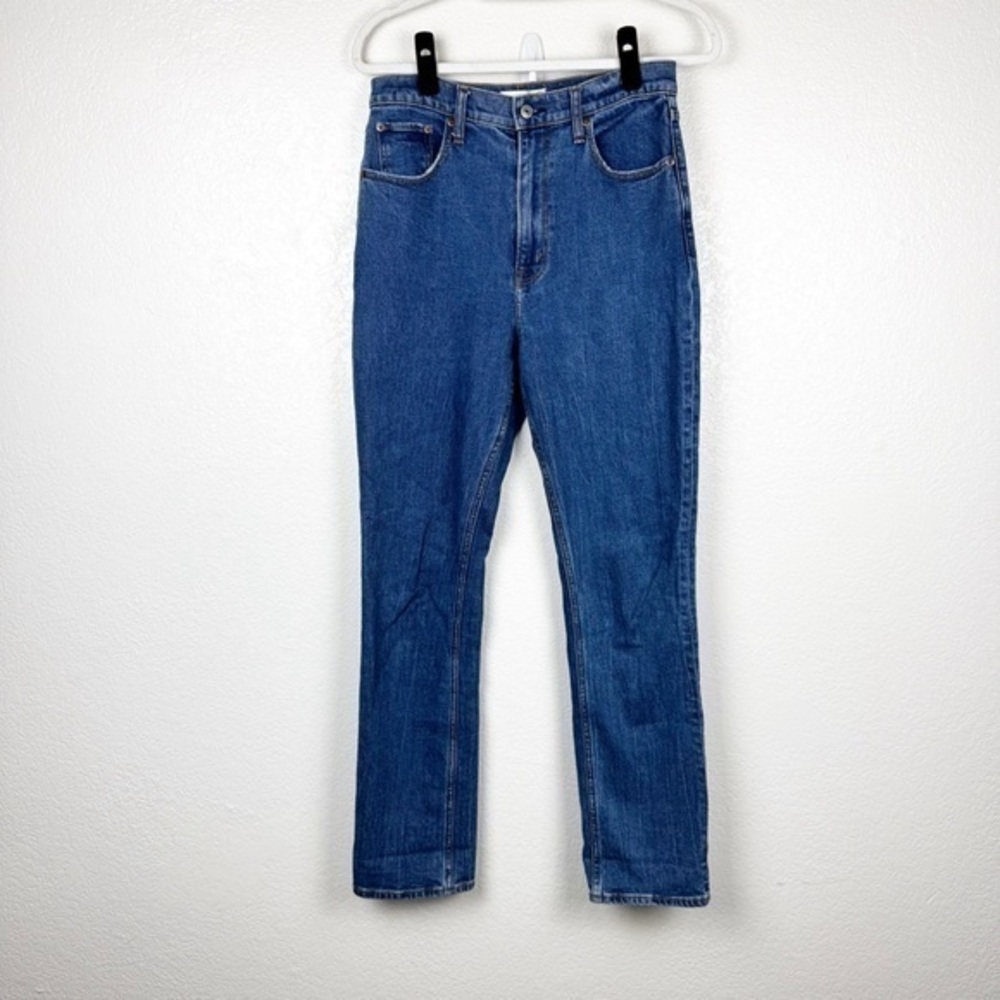 Abercrombie & Fitch The Slim Straight Ultra High Rise Jeans Cotton Blend Size 28
